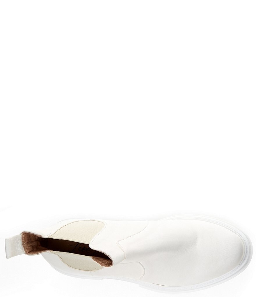 Free People Lola Leather Lug Sole Chelsea Booties