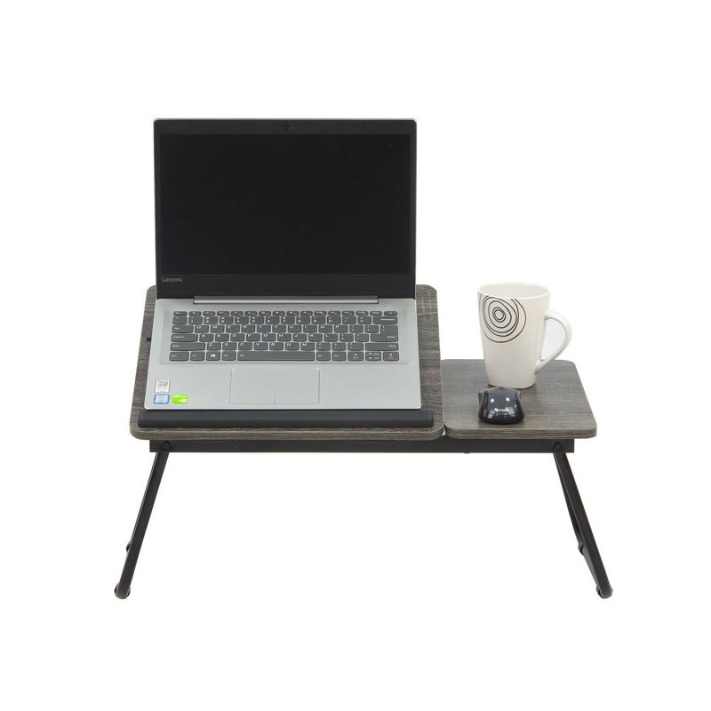 Core Laptop Tray Table Gray Oak/Black - Jamesdar
