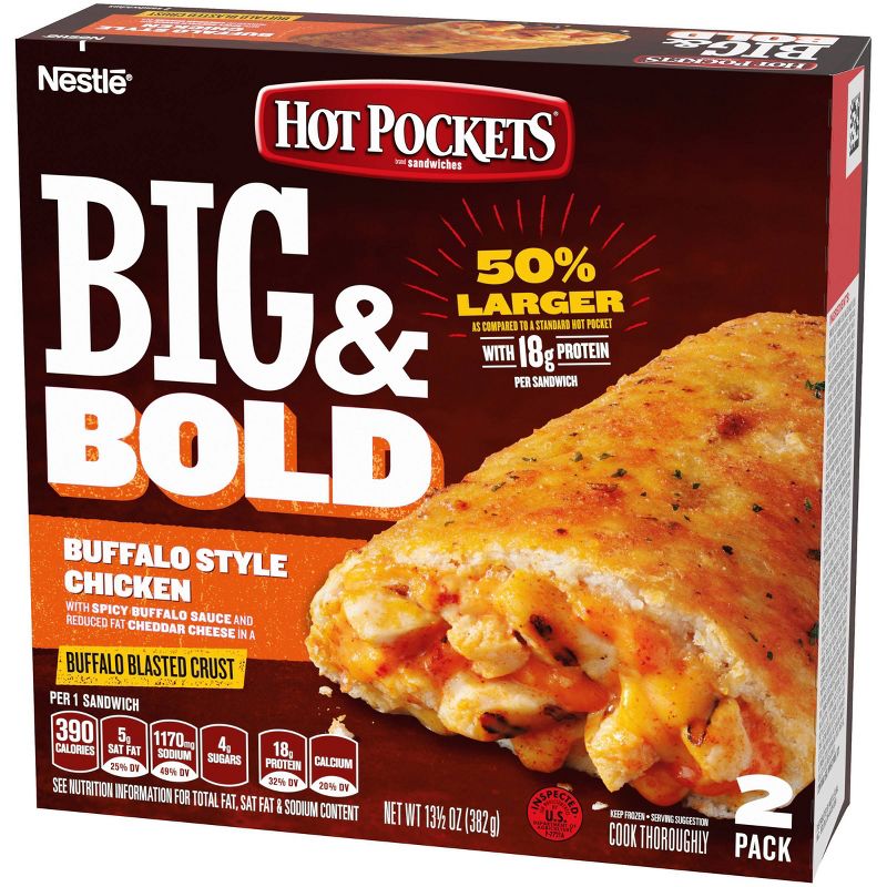 Hot Pocket Big & Bold Buffalo Style Chicken - 13.5oz