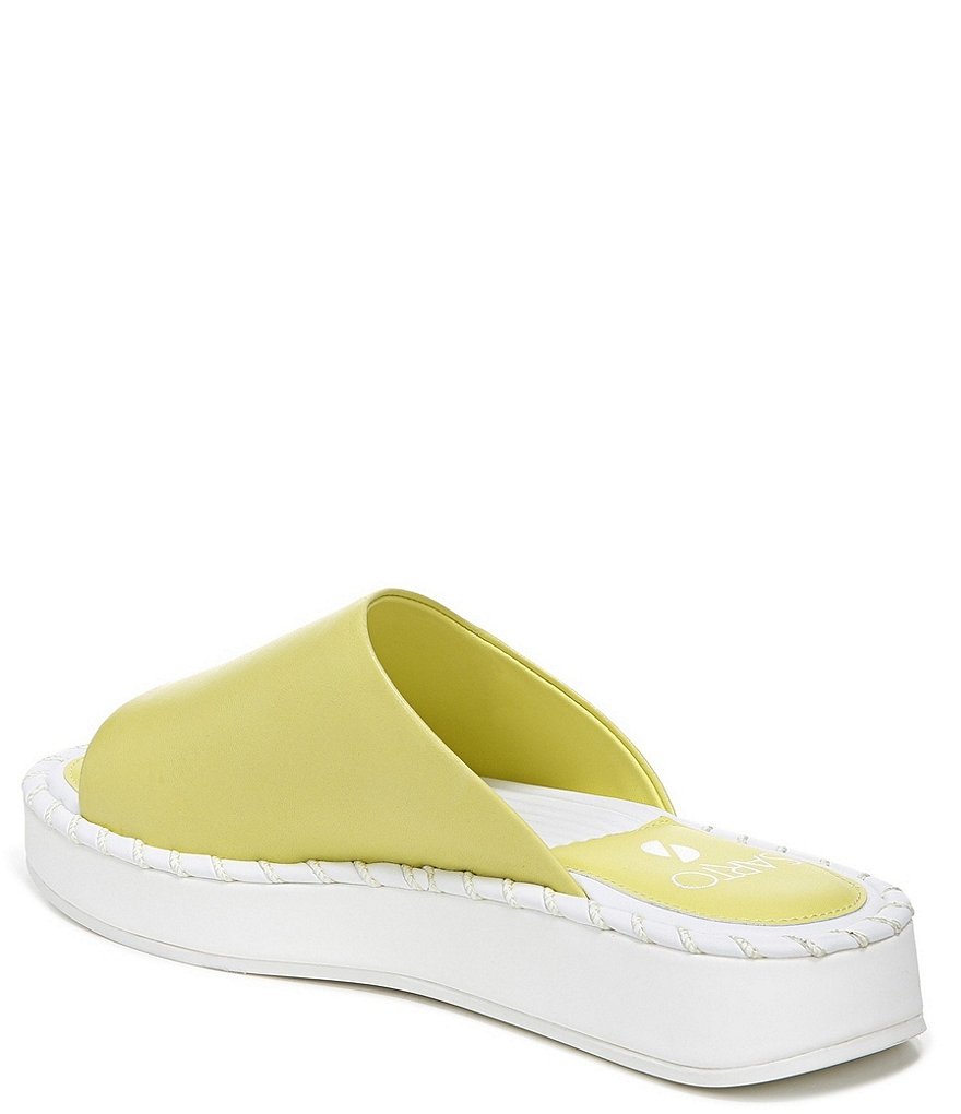 Sarto by Franco Sarto Zoe Leather Platform Slides