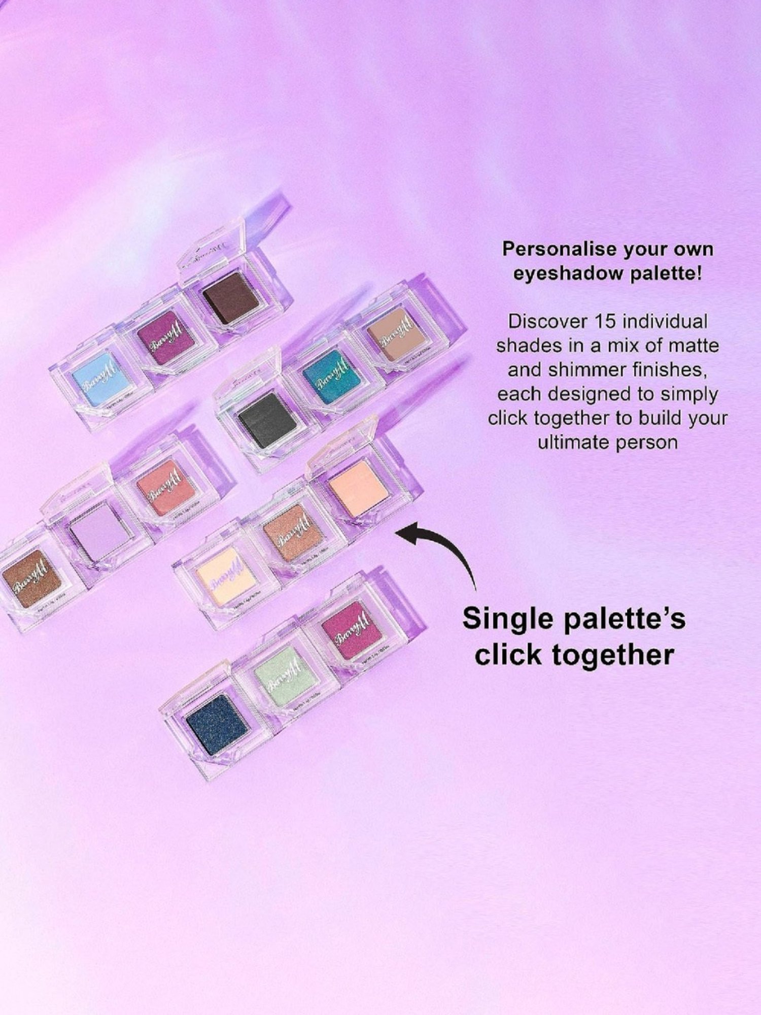 Barry M Clickable Eyeshadow Peacock - 1.4 gm