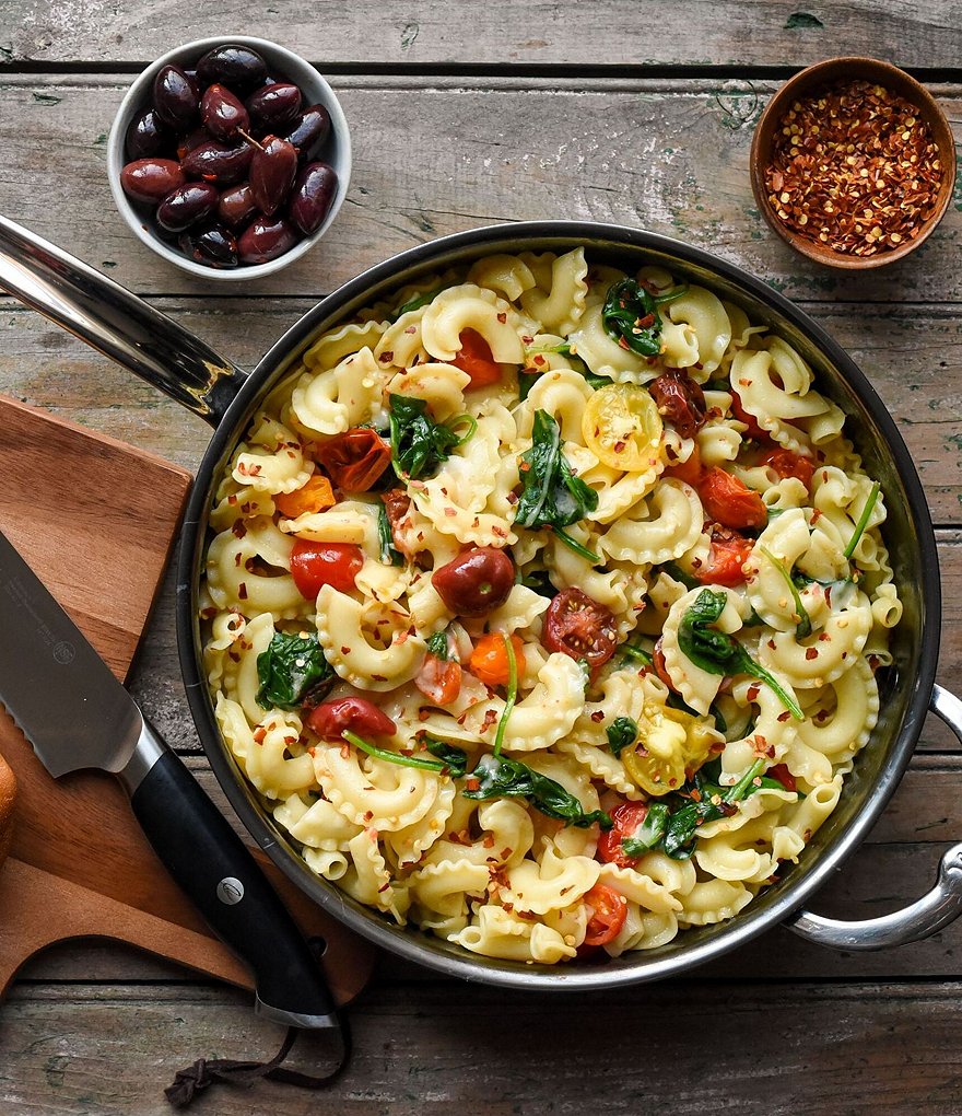 Hestan NanoBond Titanium Stainless Steel Saute Pan, 5 Quart