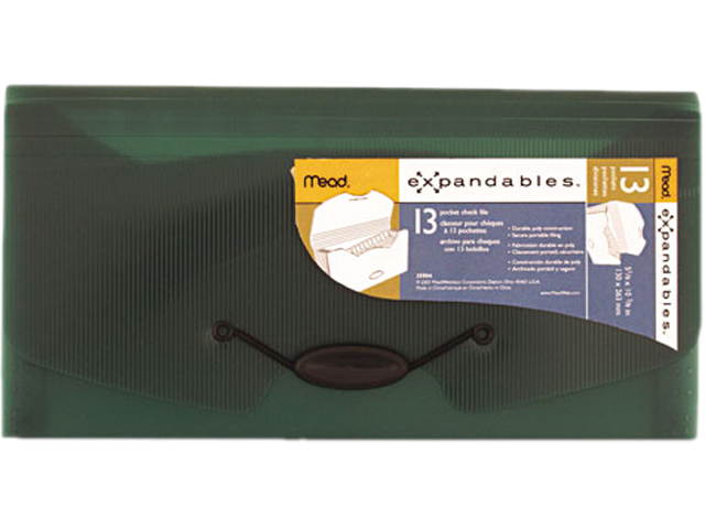 Mead 35904 Expandables 13-Pocket Expanding File, Check Size, Assorted
