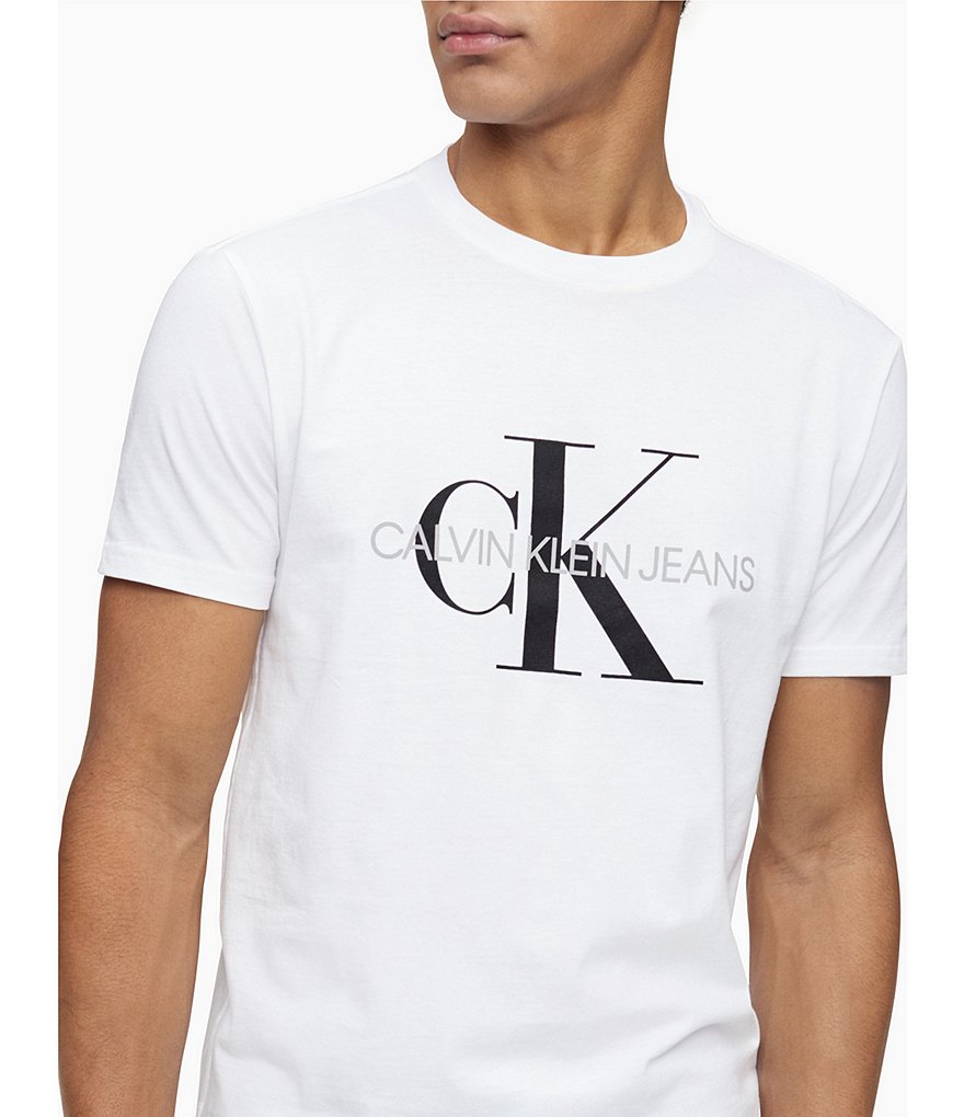 Calvin Klein Jeans Monogram Logo Short-Sleeve Graphic T-Shirt