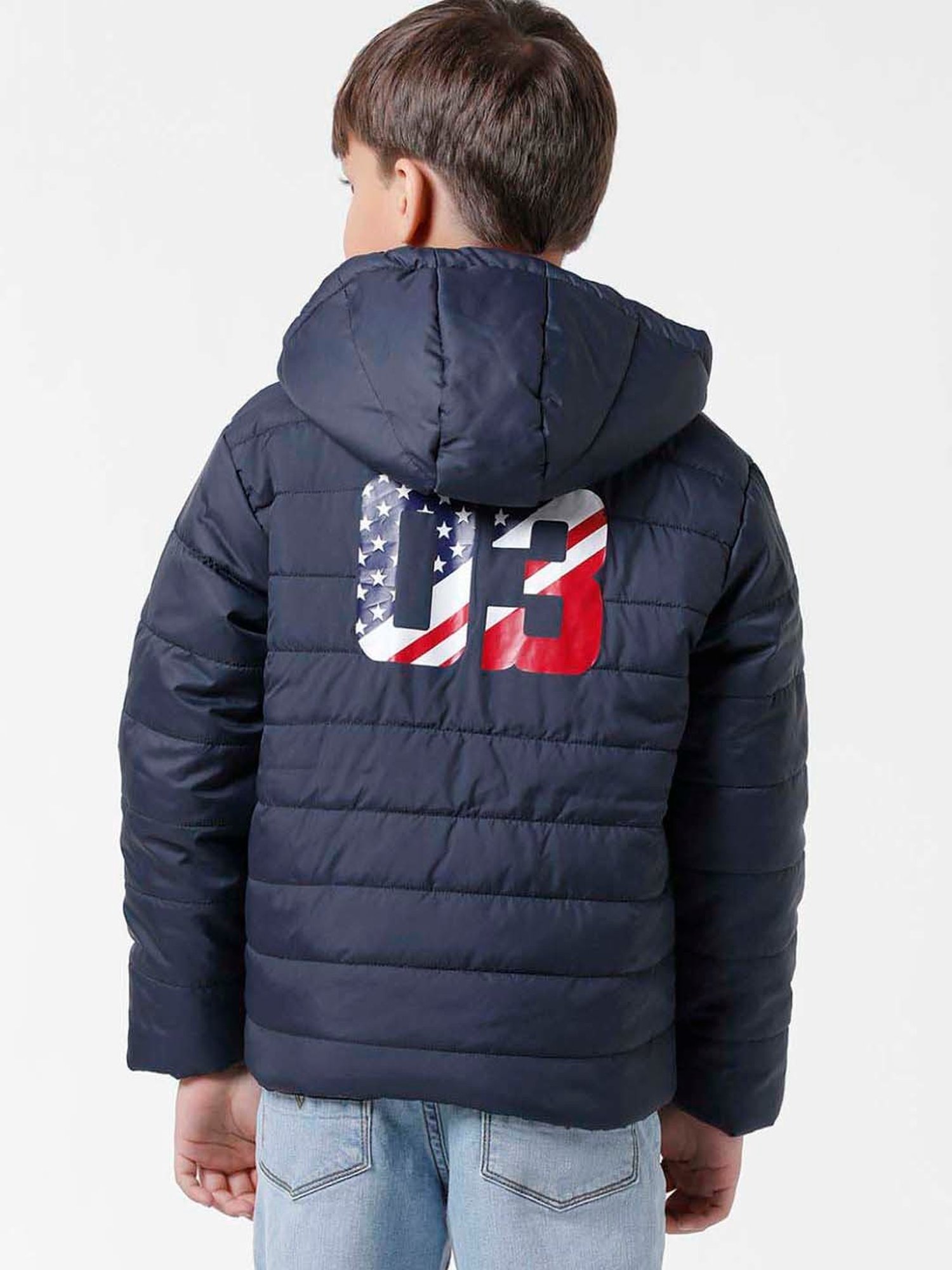 Kate & Oscar Kids White Regular Fit Full Sleeves Jacket