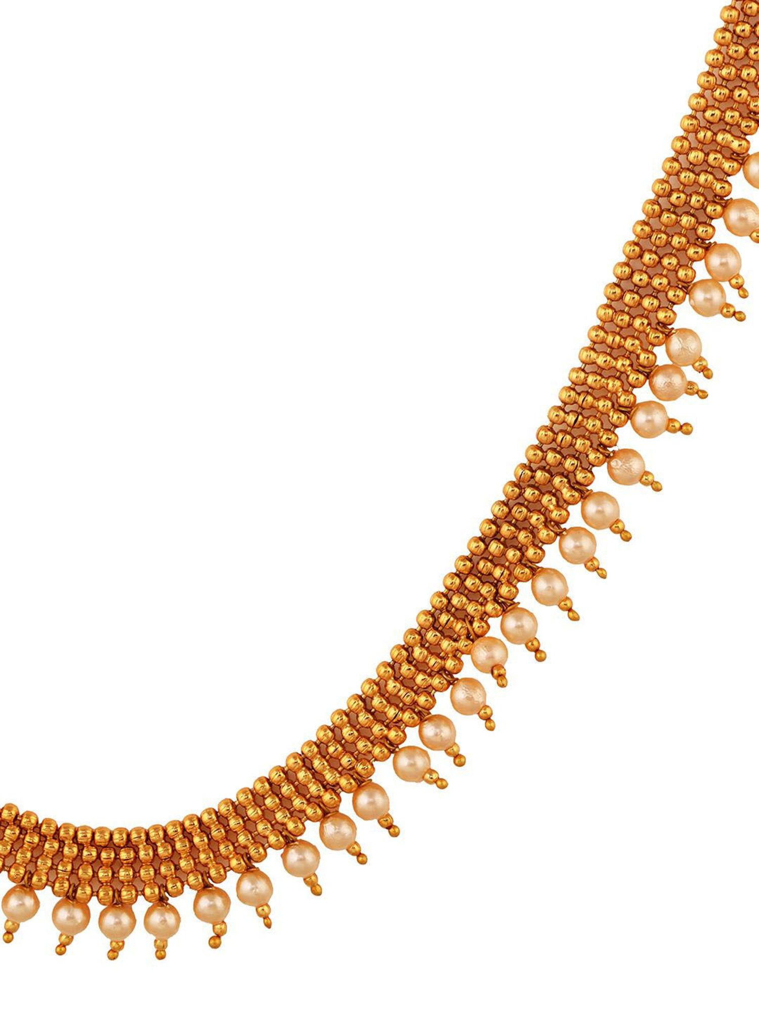 Saraf Rs Jewellery Gold Plated Beaded Kamarbandh