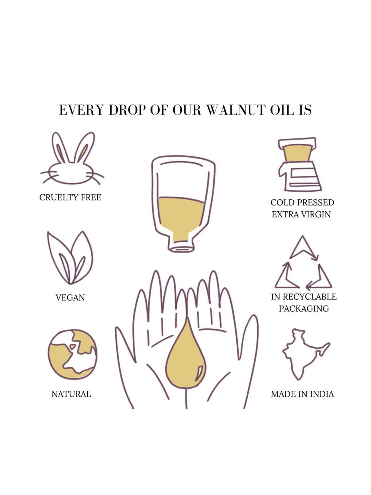 Essentia Extracts Cold-pressed Walnut Oil Pack of 2 - 200 ml