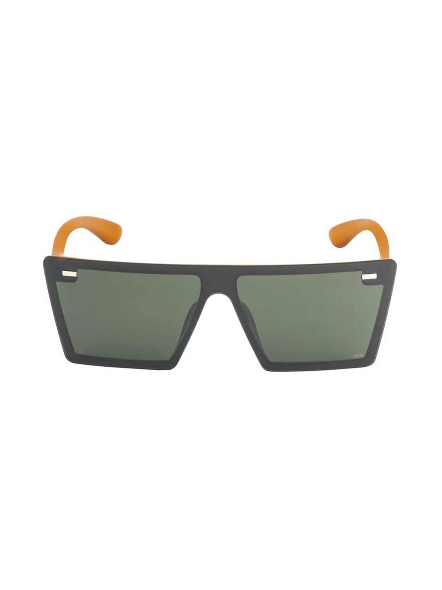 Opium Green Square Sunglasses for Men