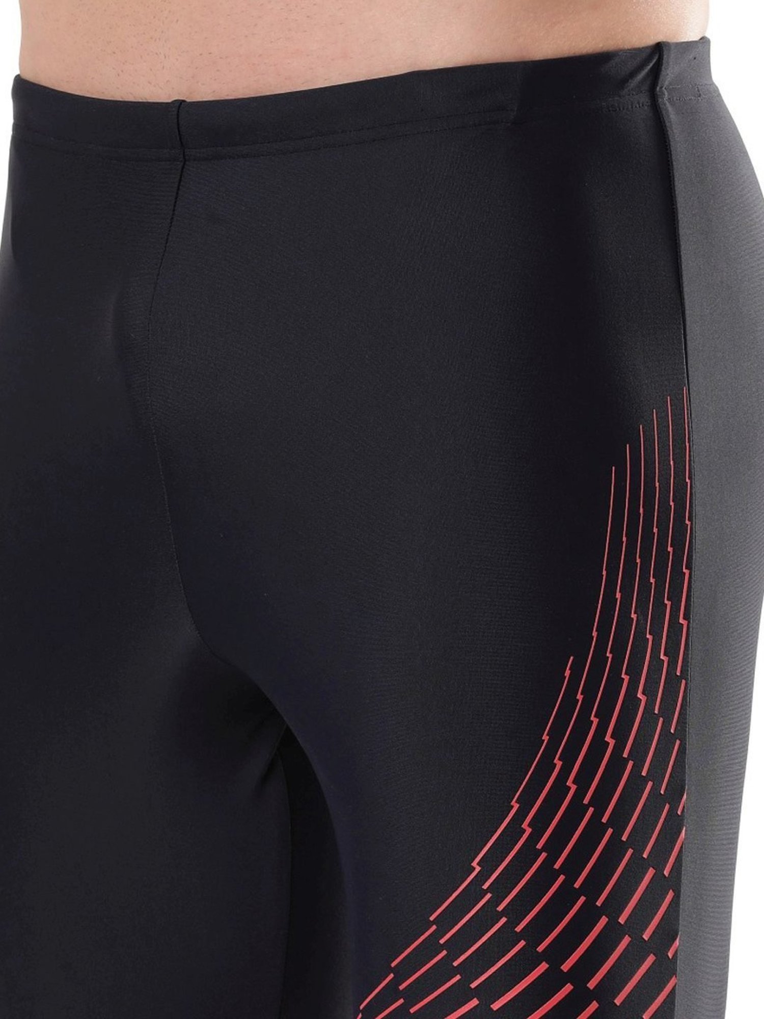 Speedo Dark Blue Regular Fit Printed Swim Shorts