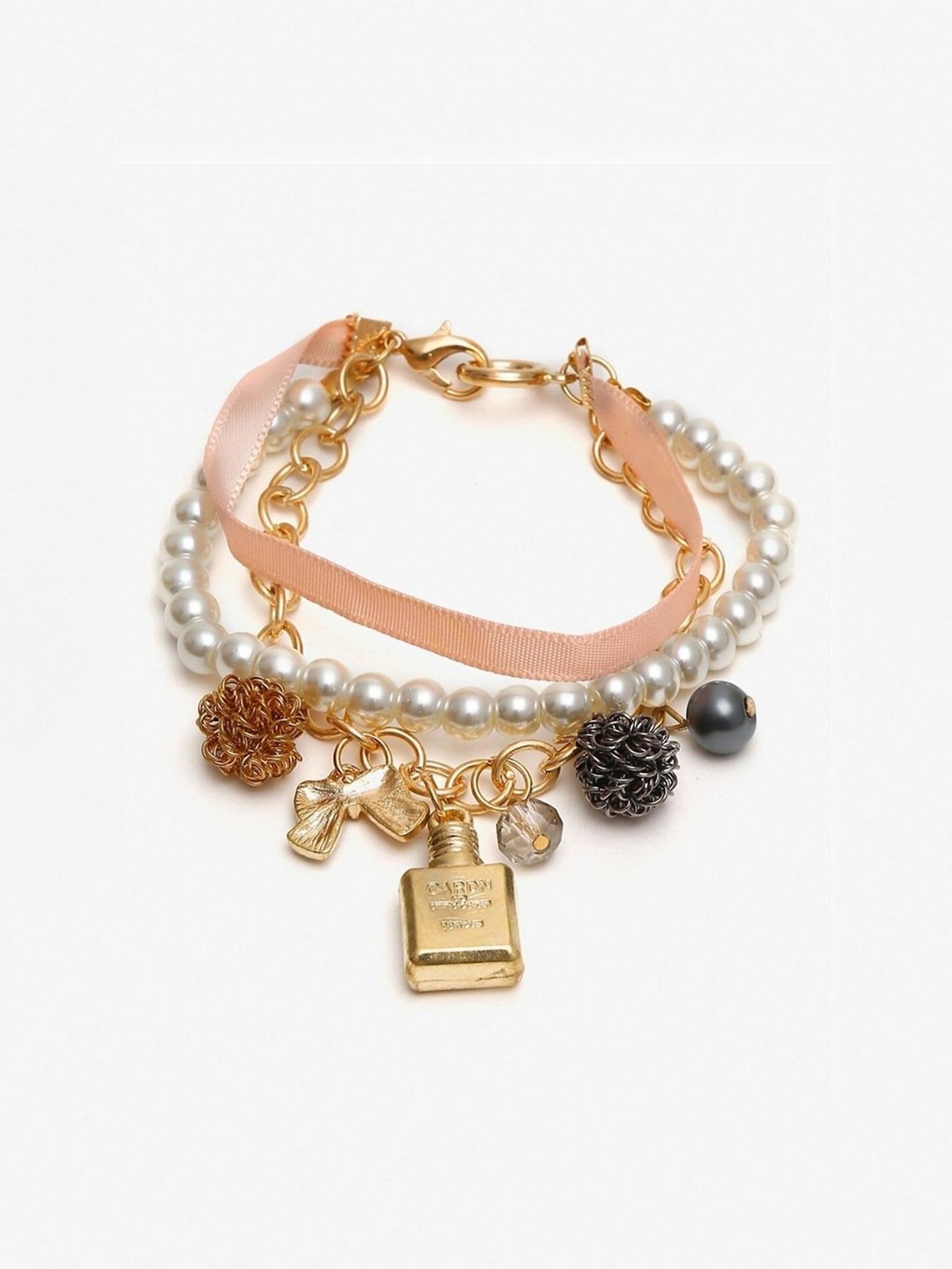 YouBella Jewellery Gold-Plated Stackable Bracelet