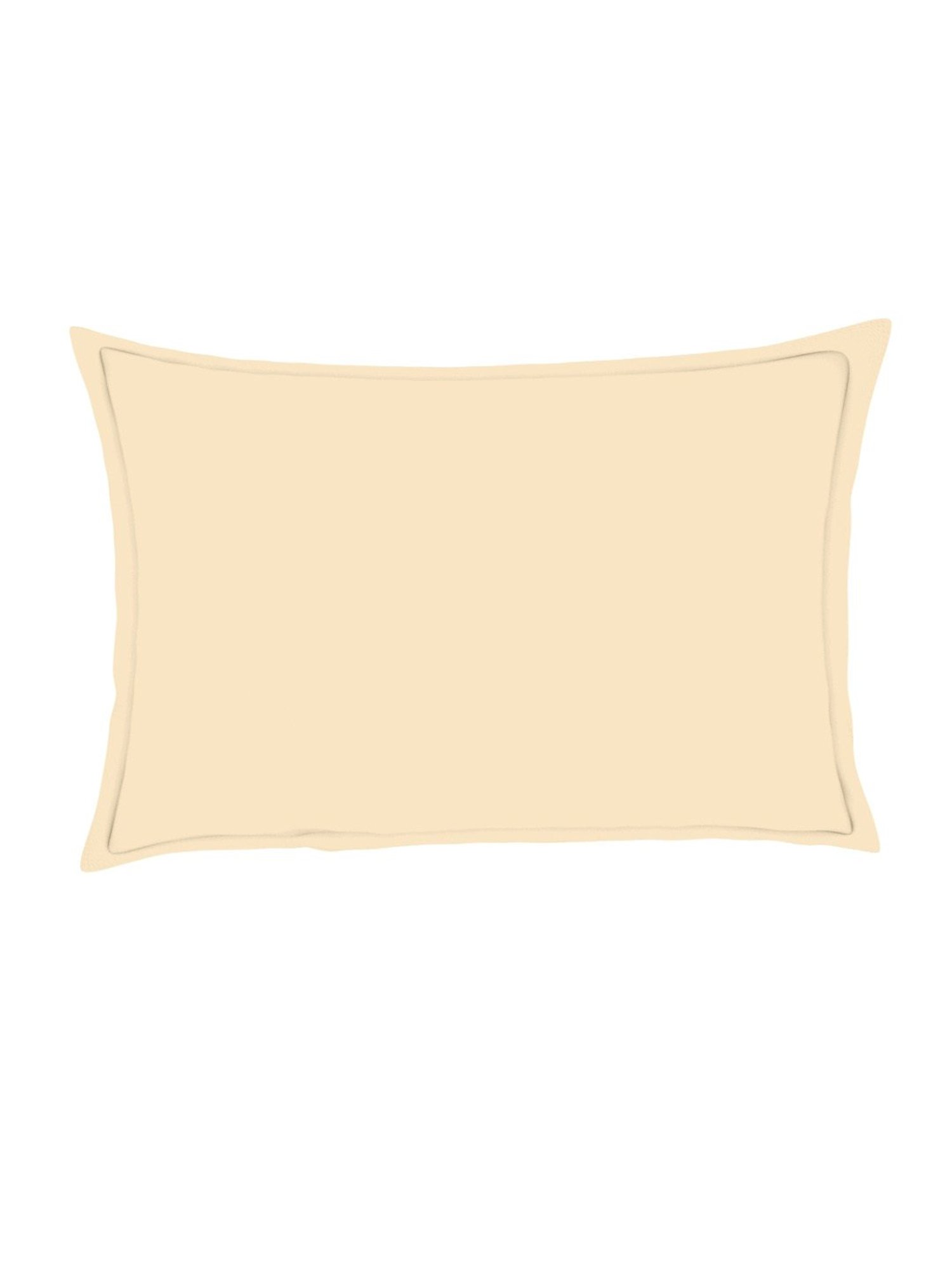 Welspun Restora Solid Light Orange 150 TC Cotton Single Bed Sheet with 1 Pillow Cover