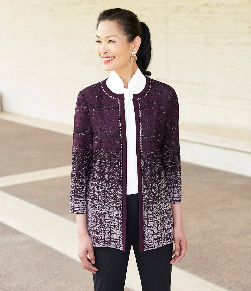 Eva Varro Solid Knit Jersey Banded Hem Pull-On Harem Pants