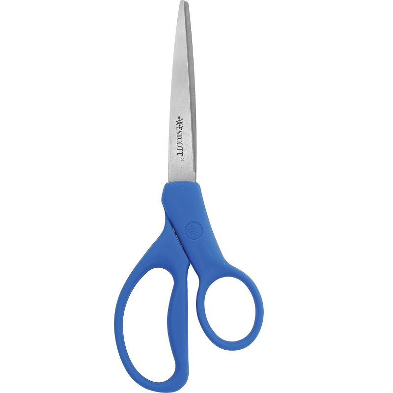 Westcott Preferred Line Stainless Steel Scissors 8" Long Blue 41218