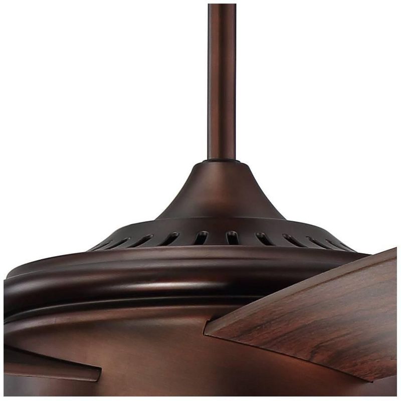 70" Casa Vieja Modern Ceiling Fan with Light LED Dimmable Remote Control Oil Brushed Bronze for Living Room Kitchen Bedroom