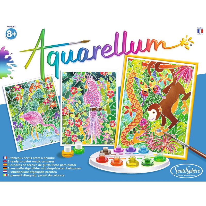 15pc Aquarellum Amazon Painting Kit - Sentosphere USA