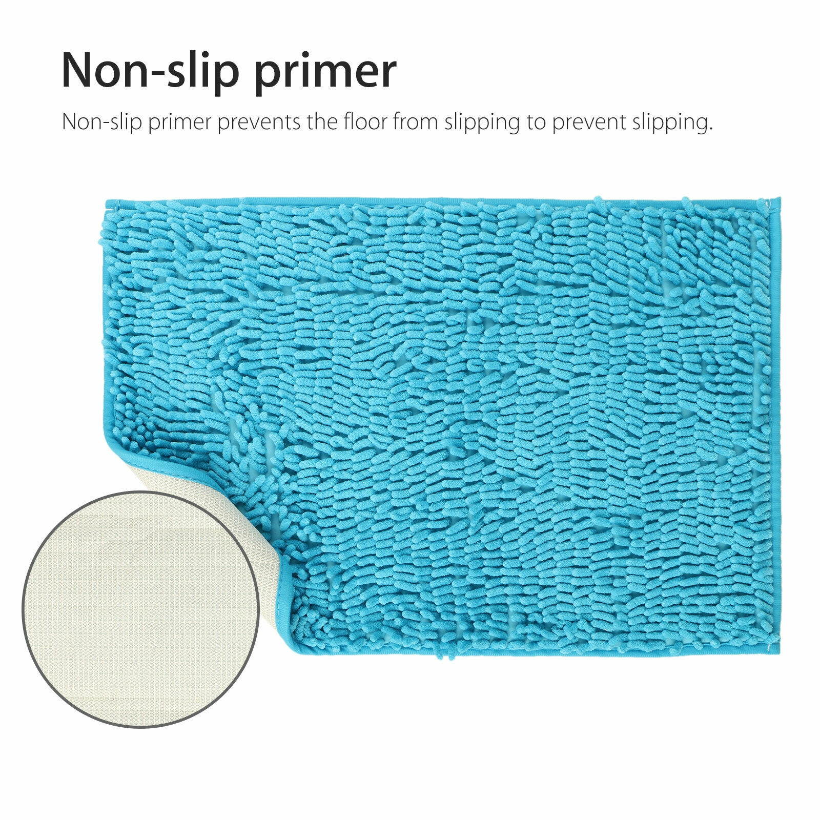 Absorbent Soft Shaggy Non Slip Bath Mat Bathroom Shower Home Floor Rugs Carpet