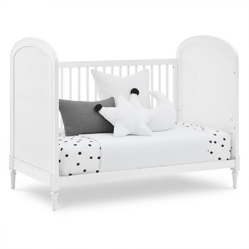 Delta Children Madeline 4-in-1 Convertible Crib - Bianca White