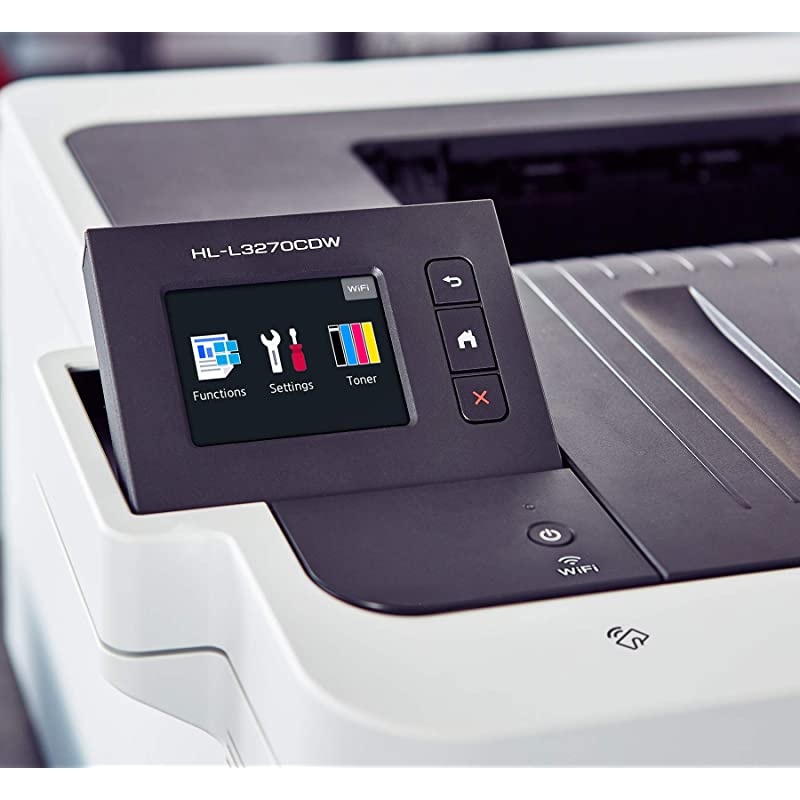 HL-L3270CDW Compact Wireless Digital Color Printer with NFC, Mobile Device and Duplex Printing - Ideal for Home and Small Office Use,  Dash Replenishment Ready