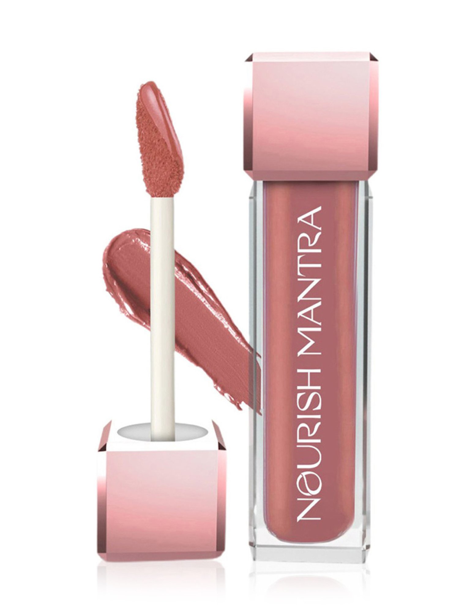 Nourish Mantra Creamy Matte Liquid Lipstick with SPF 15 Natkhat Berry - 3.5 ml