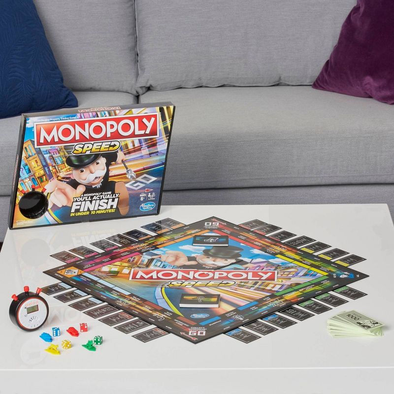 Speed Monopoly Board Game