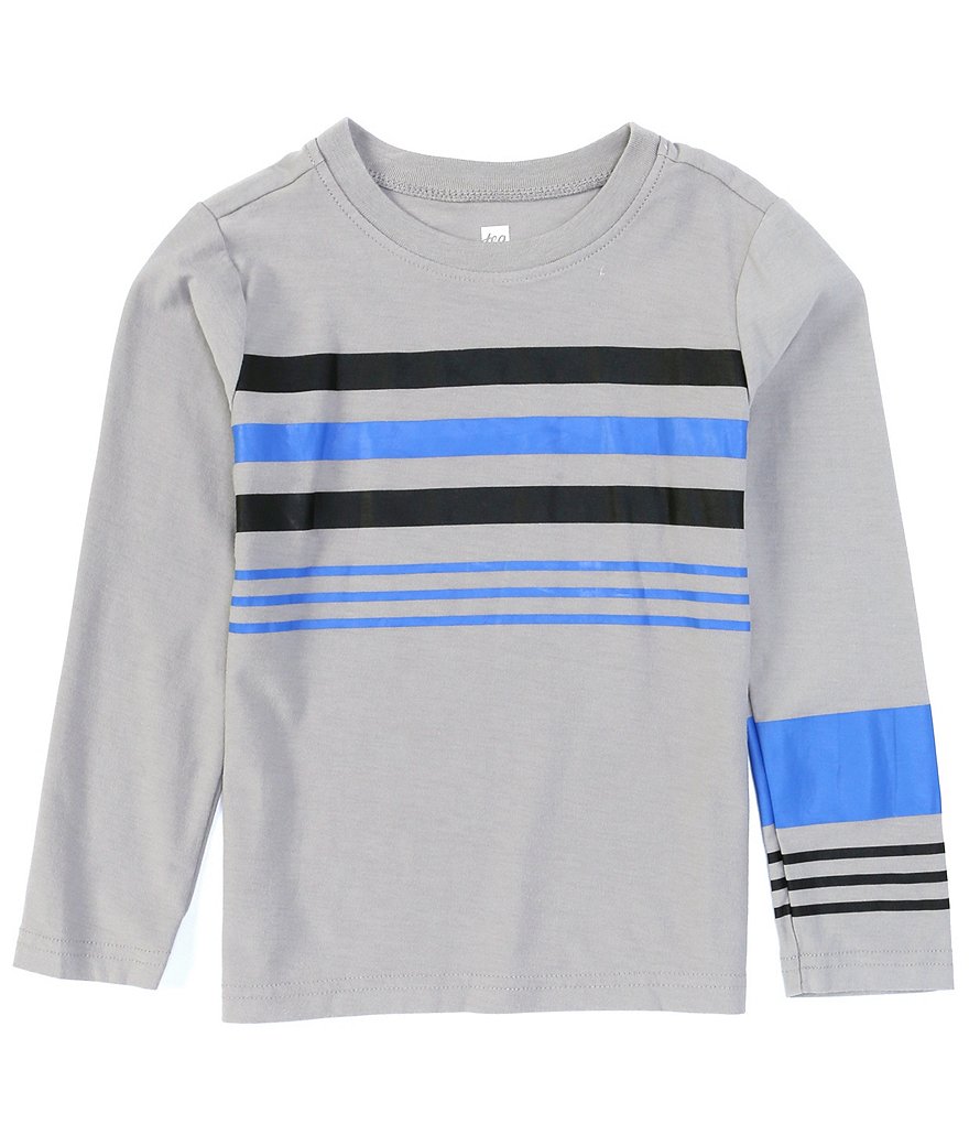 Tea Collection Little Boy 2-6 Asymmetric Graphic Stripe Tee