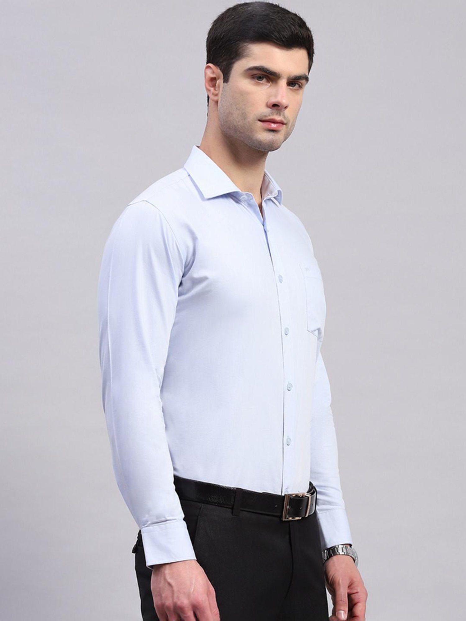 Arrow Sport Dark Green Cotton Slim Fit Shirt