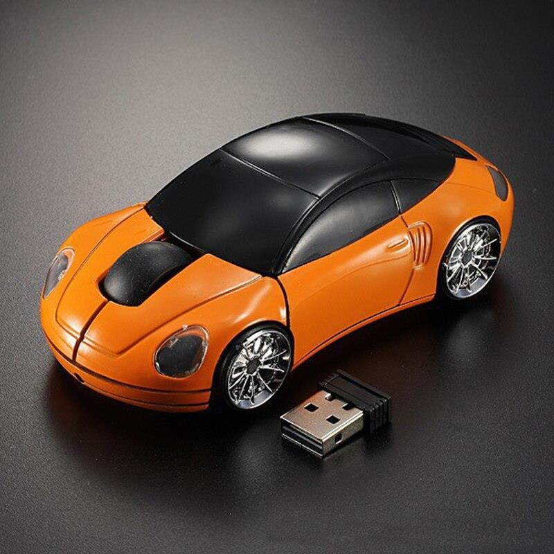 Computer Accessories 2.4GHz 3D Optical Wireless Mouse Mice Car Shape Receiver USB For PC Laptop