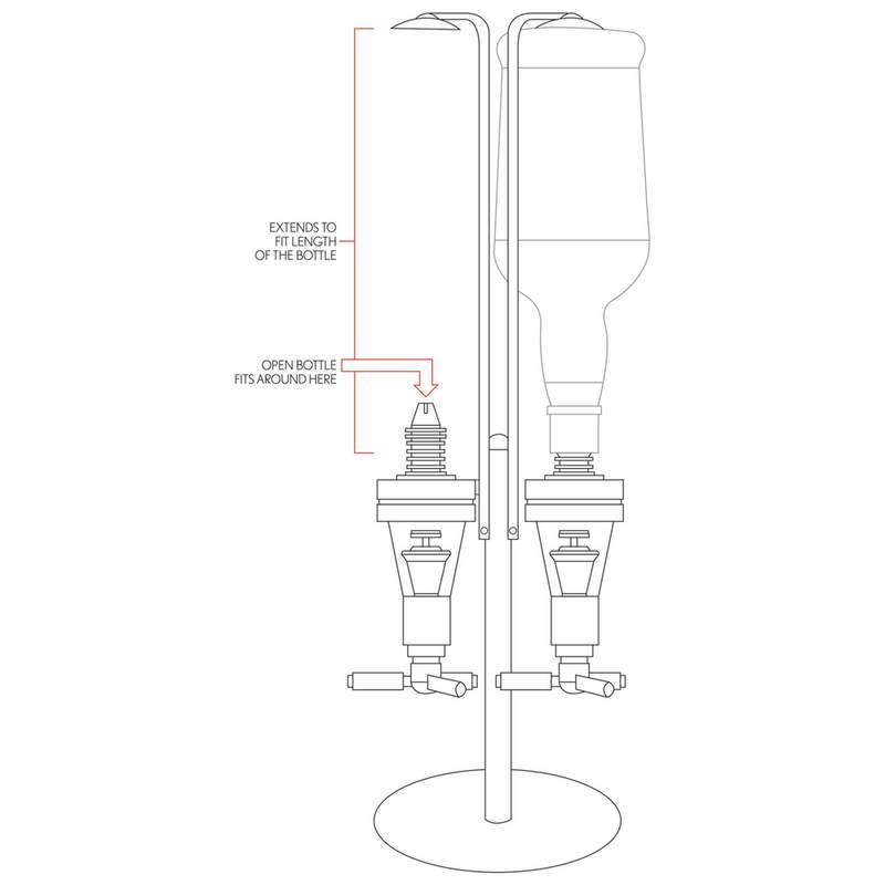 Wyndham House 4-Station Liquor Dispenser
