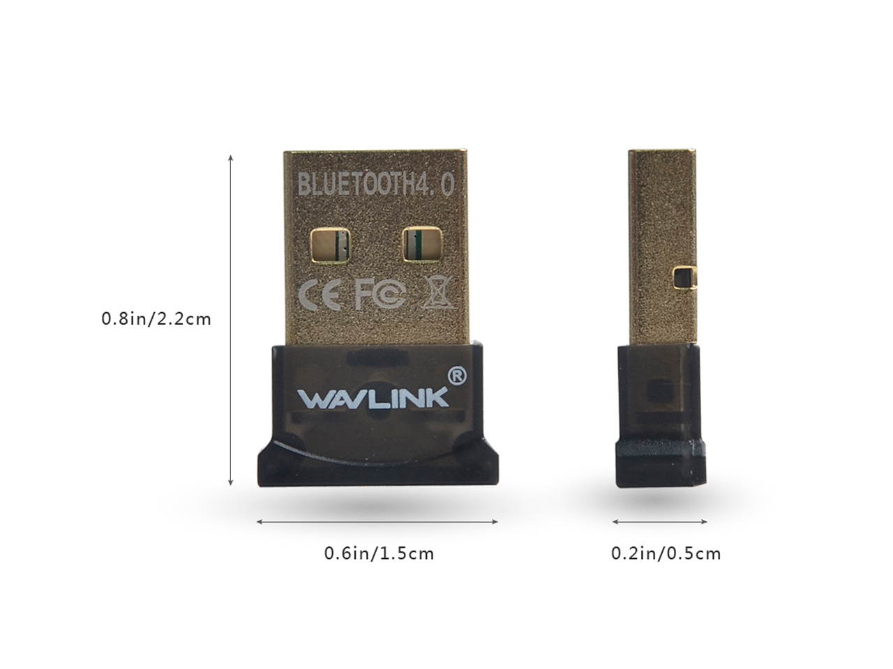 Wavlink Bluetooth 4.0 Adapter, Wireless Bluetooth CSR 4.0 Dongle Adapter  Compatible with Windows 10,8.1/8,7,Vista, XP, 32/64 Bit and Classic Bluetooth, Stereo Headset Compatible