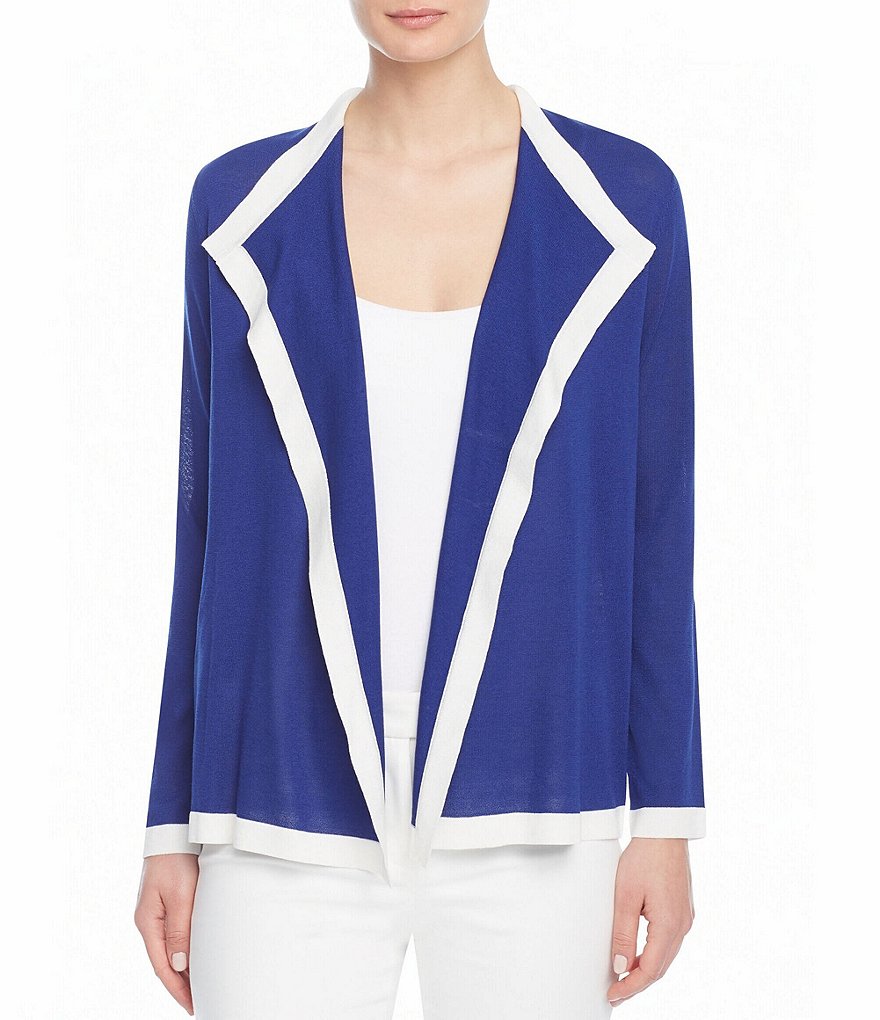 Kasper Glen Plaid Notch Lapel Two Button Front Pocket Jacket