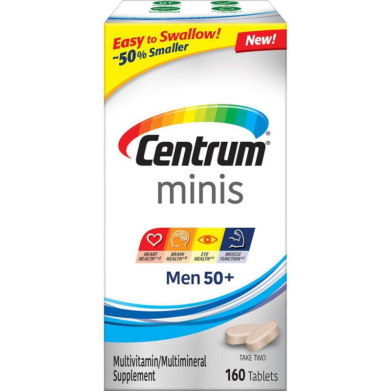 Centrum Mini's Men 50+ Tablet - 160ct