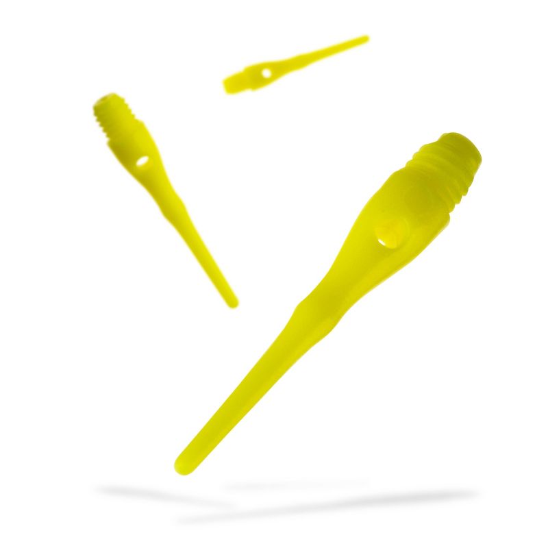 Viper V Glo Soft Tip Darts with Black Casemaster Neon Yellow - 100ct Box