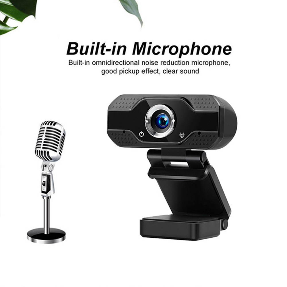 Webcam Computer Camera with Microphone for Desktop, 1080P Webcam Full HD Widescreen USB Camera for PC Laptop Desktop Mac Video