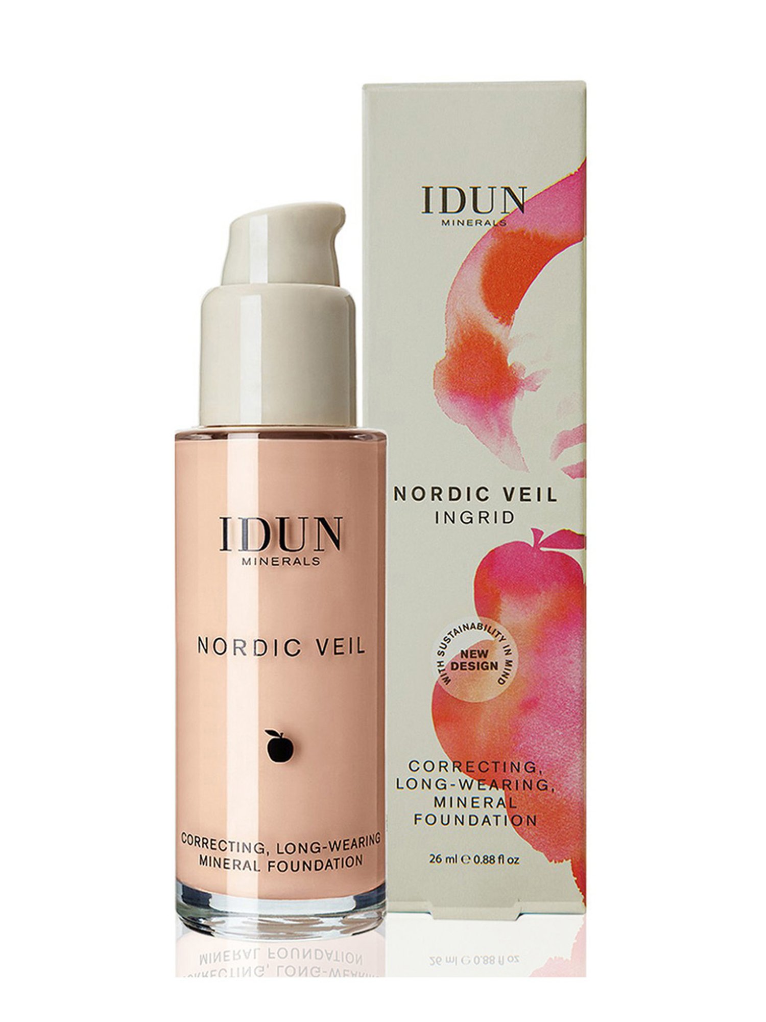 Idun Minerals Nordic Veil Correcting Mineral Foundation Ingrid   - 26 ml