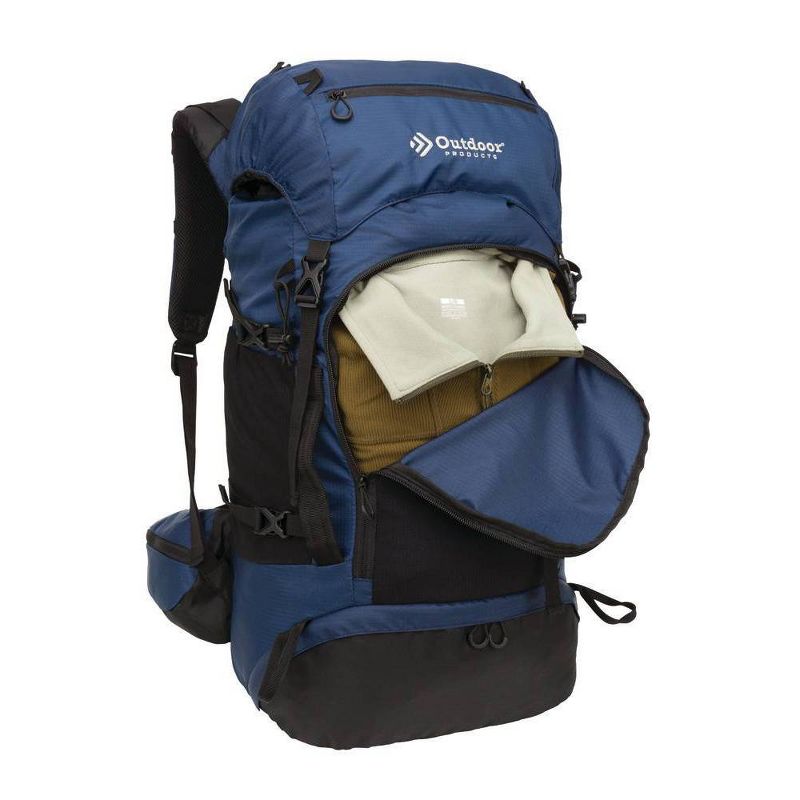 Outdoor Products Shasta 55L Technical Frame Backpack - Navy Blue