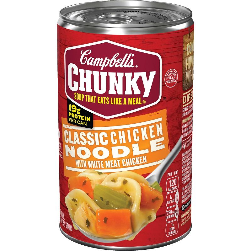 Campbell's Chunky Classic Chicken Noodle Soup 18.6oz