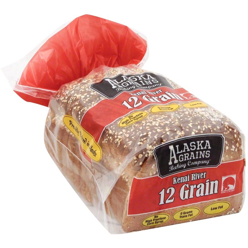 Alaska Grains Kenai River 12 Grain Bread - 24oz