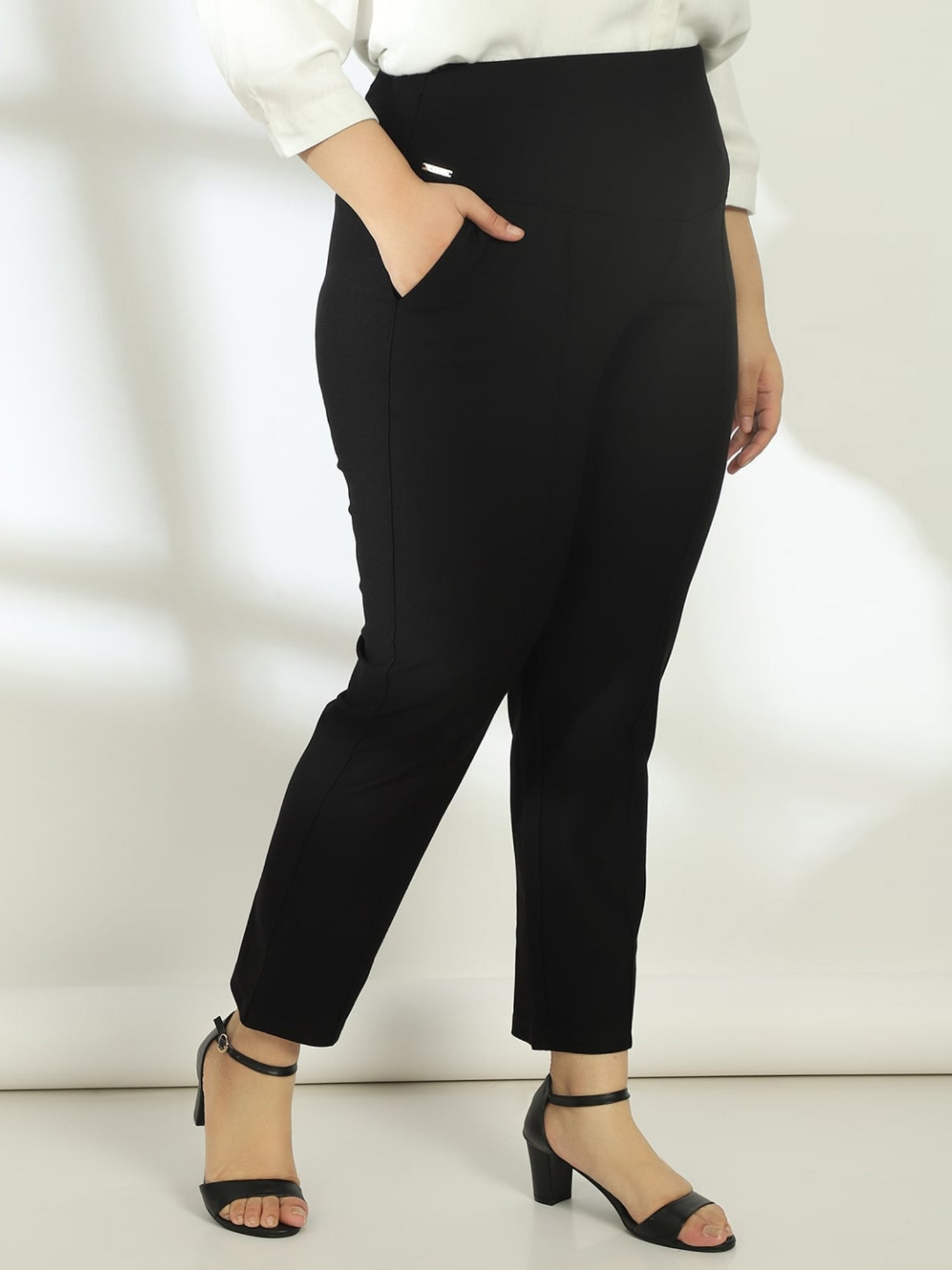 Amydus Black High Rise Pants