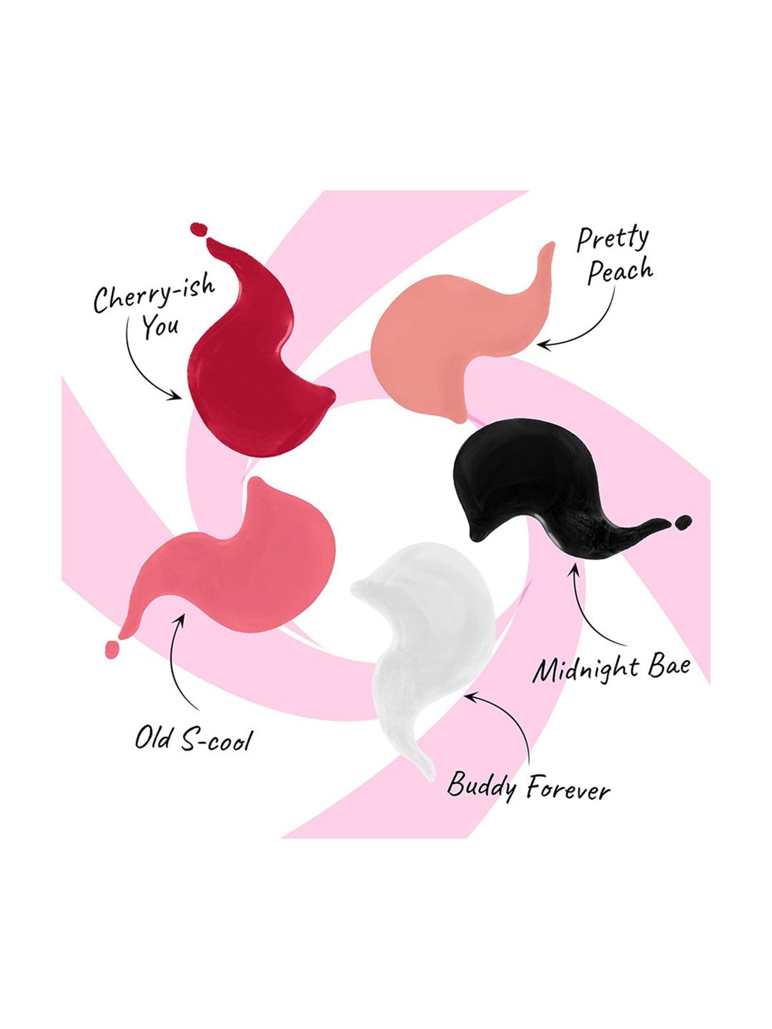 Color Fx Nail Fix Cure-In Mask, Moisturizer, Nail Enamel Remover & Nail Buffer Combo, Pack of 4