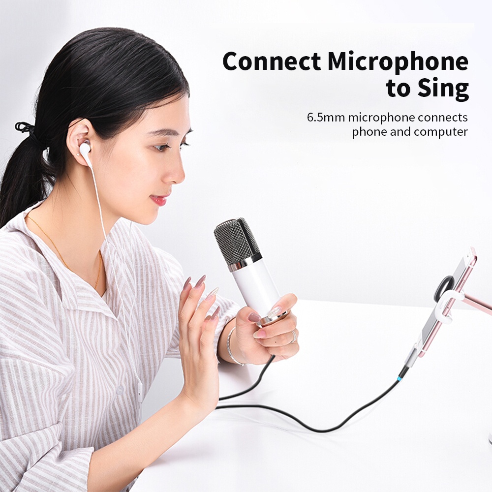 USB To 3.5mm x 1.35mm Plug Barrel Jack 5V DC Power Supply Cord Cable 65cm Black