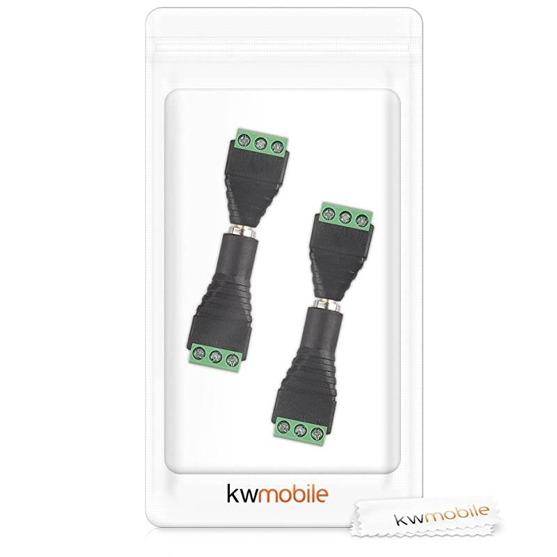 3.5mm 4 Pole Balun Converter Adapter - Audio Video Male to 4 Screw Solderless Terminal Female for Stereo Sound Microphone Earphone