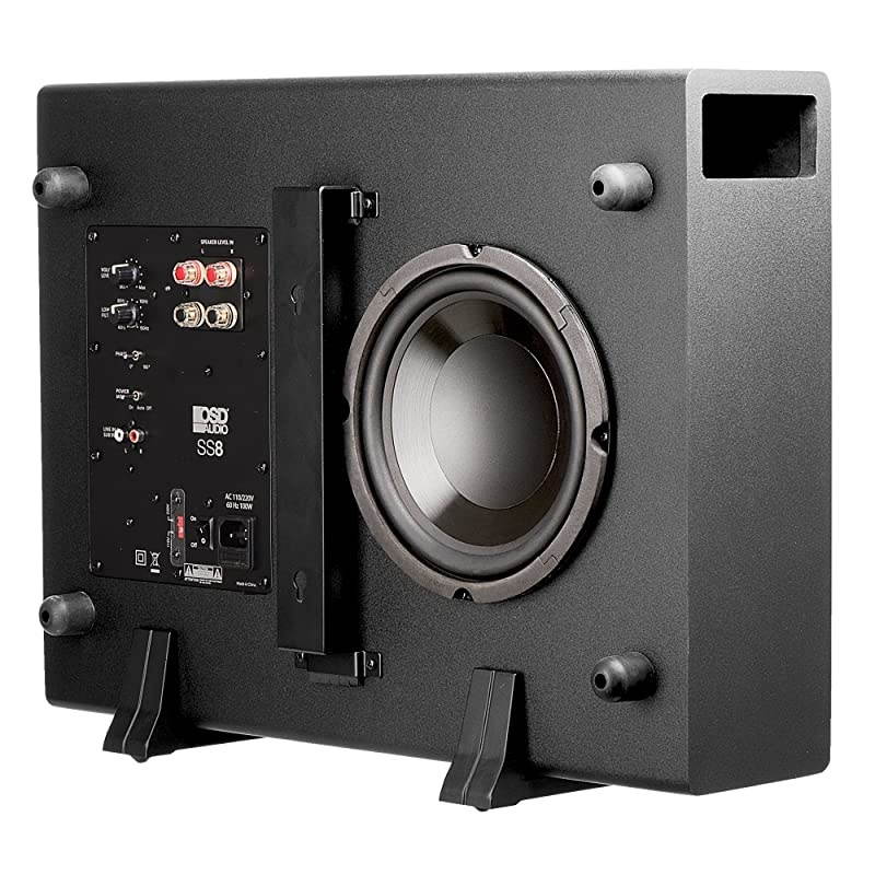 SS8 Slim 250W 8" Powered Subwoofer w/ DSP App Control (2nd Generation)