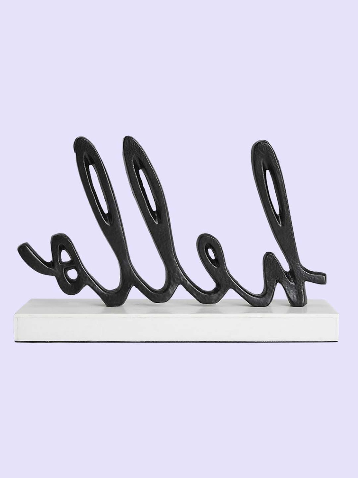 Living Scapes by Pantaloons Black Aluminium Figurine