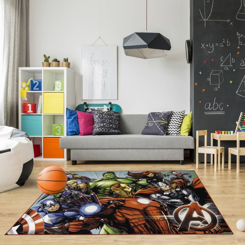 5'x7' Avengers Area Rug