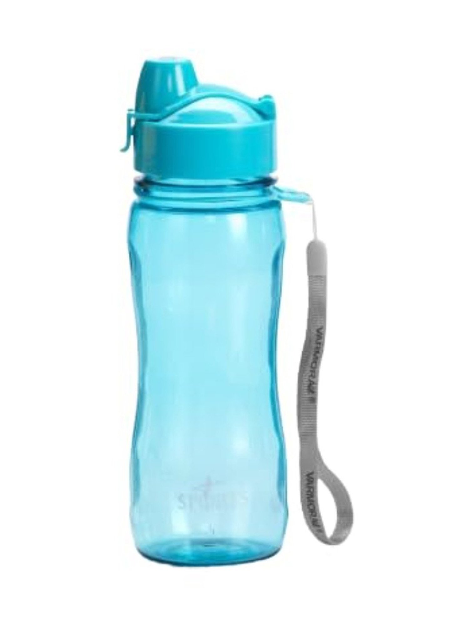 Varmora Sporty Blue Plastic Flip Top Water Bottle - 500 ml