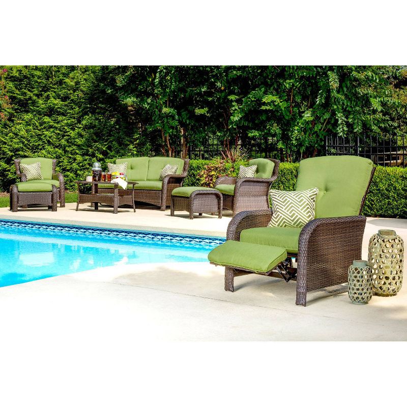 Strathmere Woven Reclining Lounge Chair - Hanover