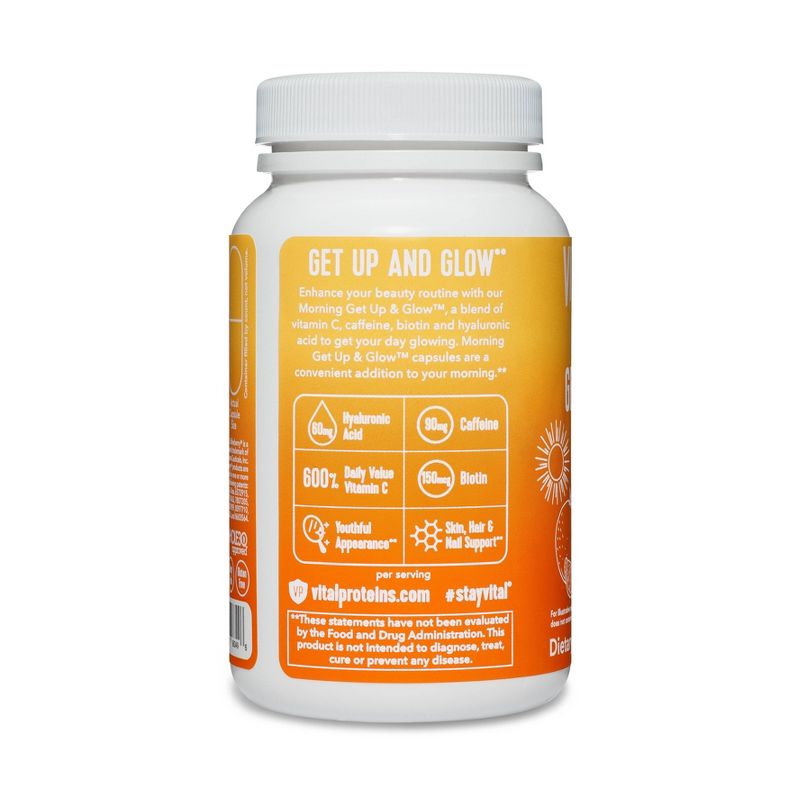 Vital Proteins Morning Get Up and Glow Capsules - 60ct