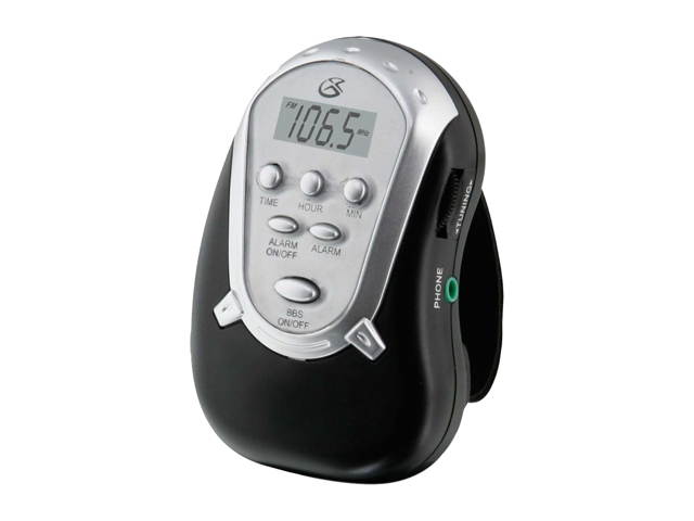 GPX Portable Clock Radio R300B