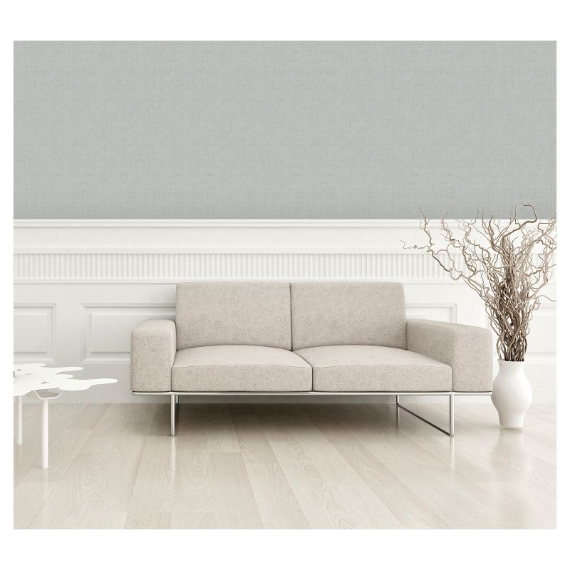 Devine Color Weave Peel & Stick Wallpaper Gray