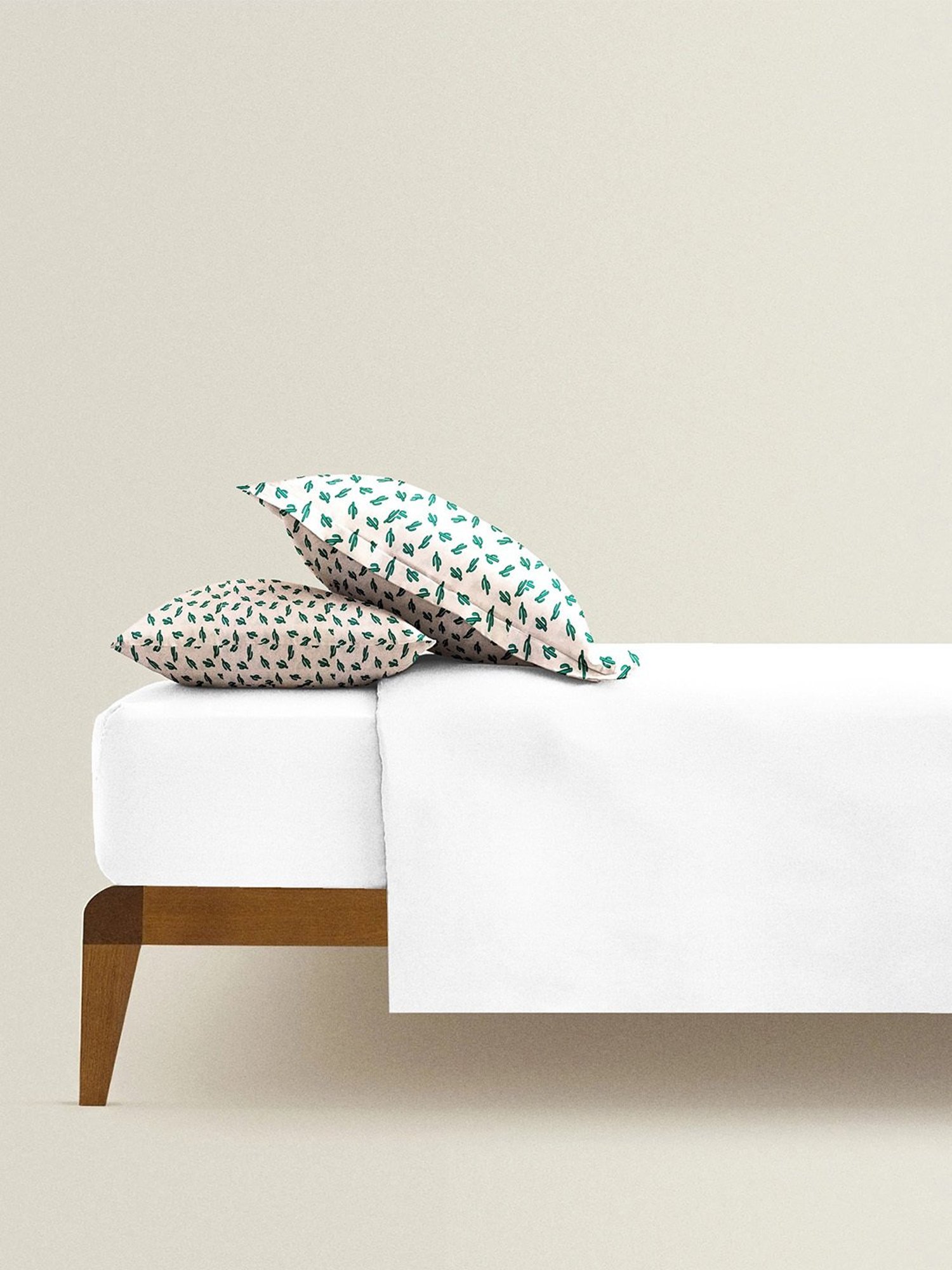 The Baby Atelier Botanical Pink Cotton Junior Pillow Cover